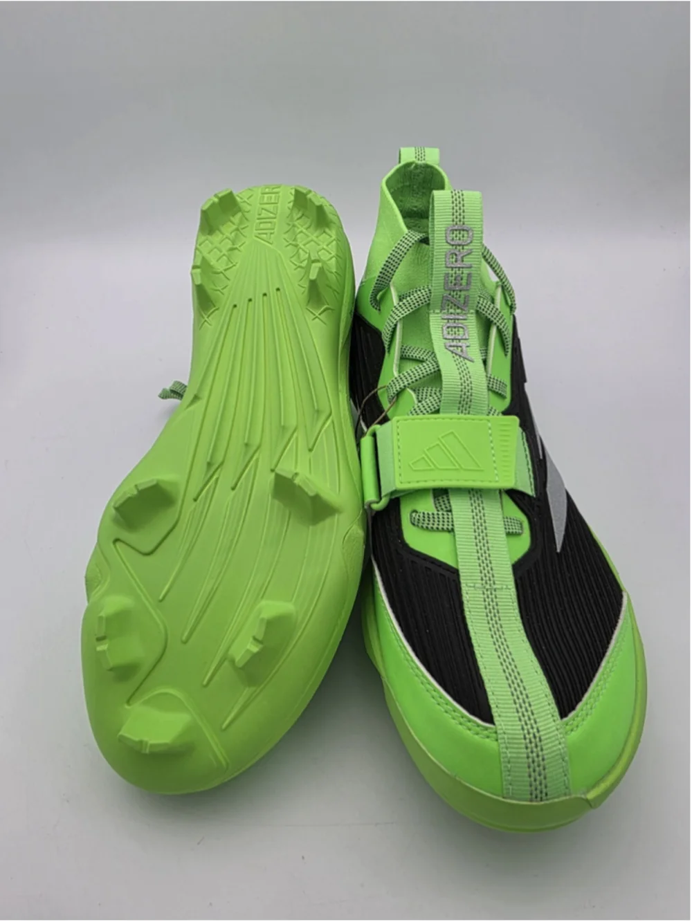 Adidas Adizero Edge+ TPU Baseball Cleats Solar Green Men’s Size 8.5 IH6139